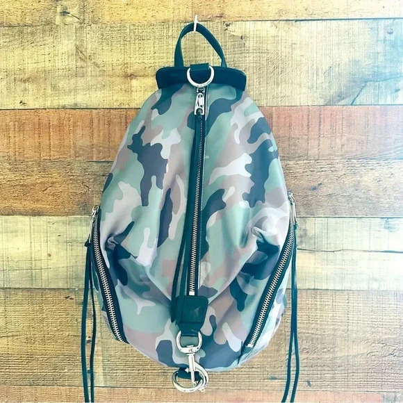 NWOT Rebecca Minkoff Julian Nylon Camo Backpack - Picture 4 of 14